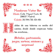 Cargar imagen en el visor de la galería, Entradas inauguración