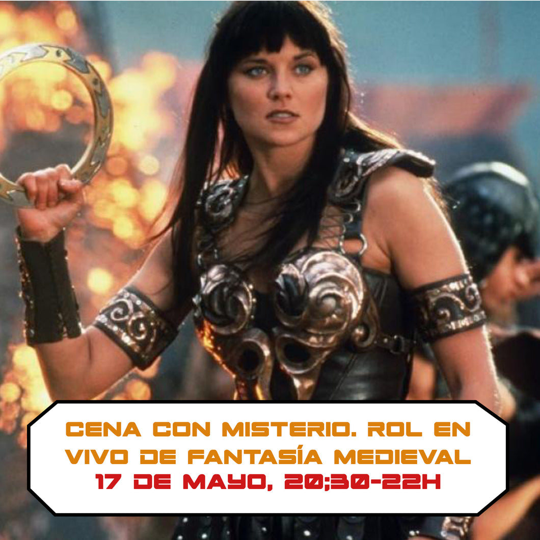 Cena con misterio con fantasía épica medieval