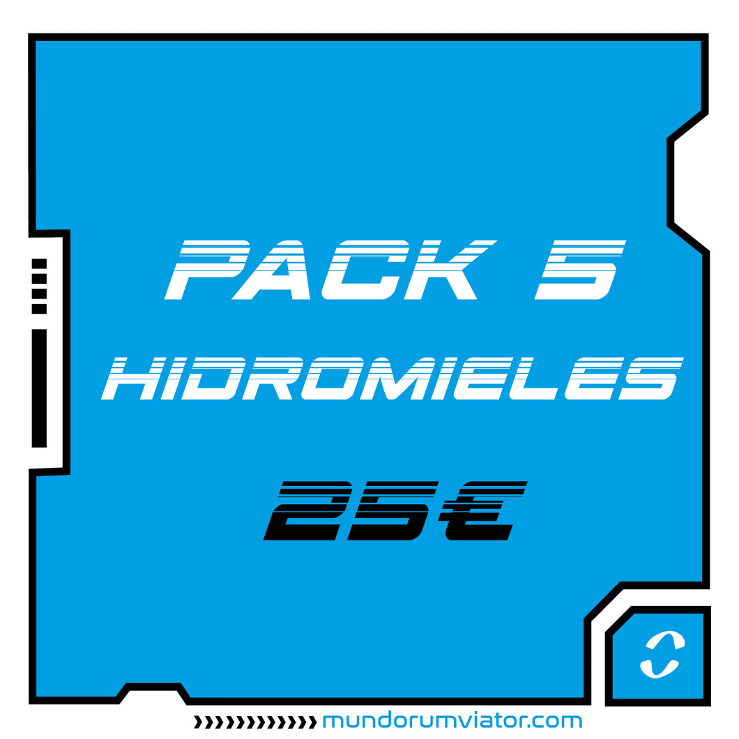 Pack de 5 hidromieles