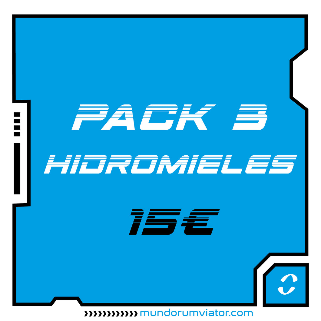 Pack 3 hidromieles