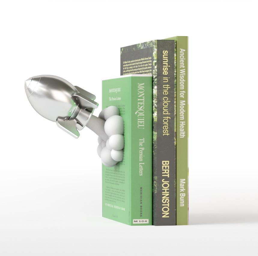 rocket bookends